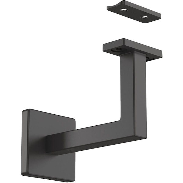 National & Spectrum Brands Hhi Reed Handrail Bracket, Matte Black - 112212