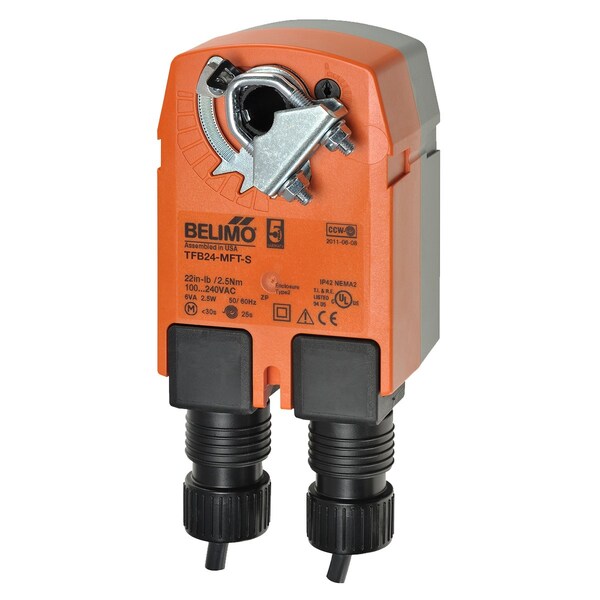 Belimo Spring 22in-lb MFT 24V SW - TFB24-MFT-S