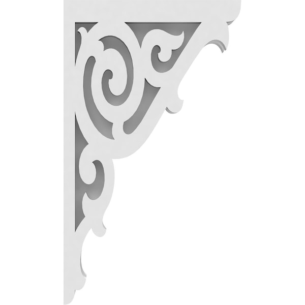 Ekena Millwork Athens Architectural Grade PVC Corbel, 1 7/8"W X 7"D X 12"H - CORP01X07X12AT