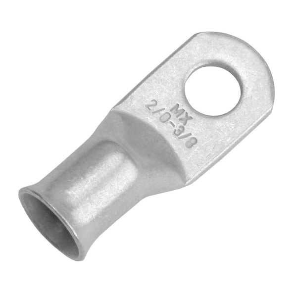 Pacer Group Terminal Estañado 2/0 AWG - Tamaño de perno de 3/8 pulgadas - Paquete de 10 - TAE2/0-38R-10
