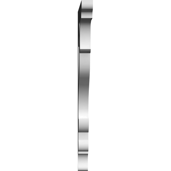 Ekena Millwork Brontes Architectural Grade PVC Bracket, 5/8"W X 6"D X 10"H - BKTP01X06X10BR