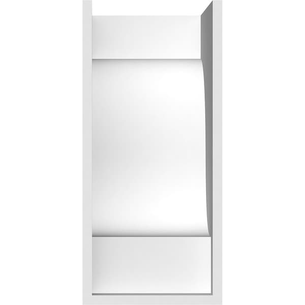 Ekena Millwork Standard Newport Architectural Grade PVC Corbel, 5"W x 6"D x 12"H - CORP05X06X12NEW