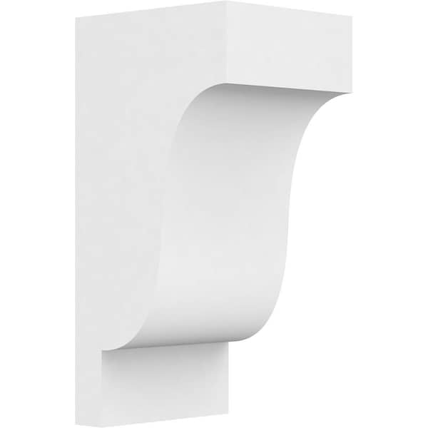 Ekena Millwork Standard Newport Architectural Grade PVC Corbel, 5"W x 6"D x 12"H - CORP05X06X12NEW