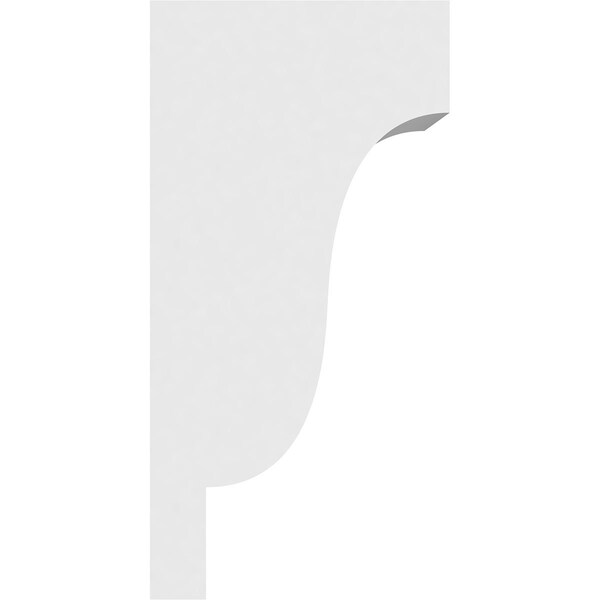 Ekena Millwork Standard Newport Architectural Grade PVC Corbel, 5"W x 6"D x 12"H - CORP05X06X12NEW