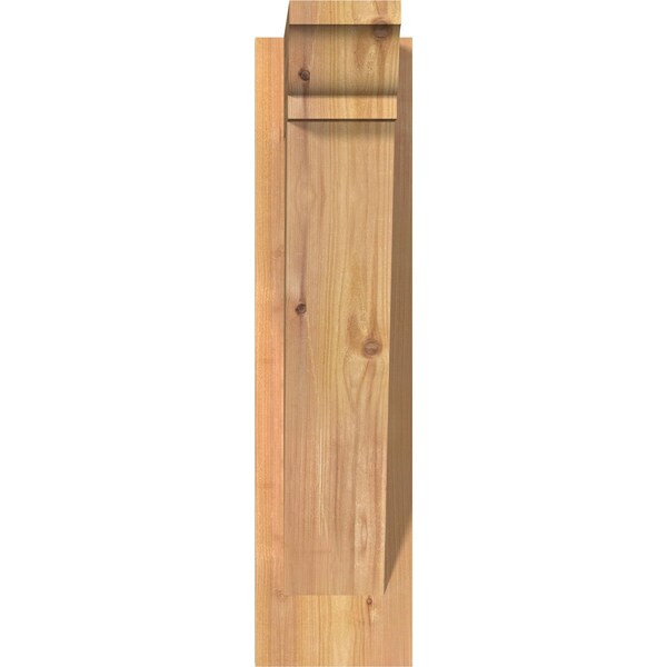 Ekena Millwork Traditional Traditional Smooth Outlooker, Western Red Cedar, 5 1/2"W x 14"D x 22"H - OUT06X14X22TRA01SWR