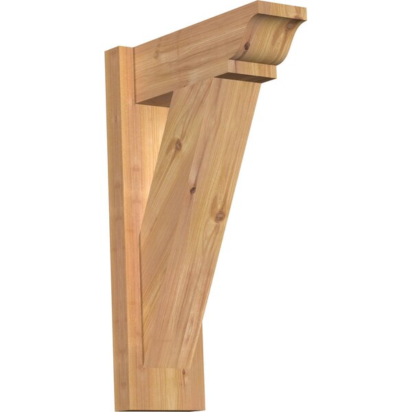 Ekena Millwork Traditional Traditional Smooth Outlooker, Western Red Cedar, 5 1/2"W x 14"D x 22"H - OUT06X14X22TRA01SWR