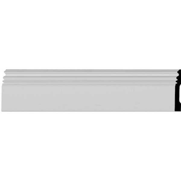 Ekena Millwork 5"H x 3/4"P x 94 1/2"L Classic Baseboard Moulding - BBD05X01CL
