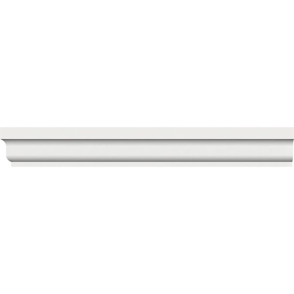 Ekena Millwork WM210 - 1 5/8"H x 5/8"P x 96"L Shingle Moulding, PVC - WM210X96SWPV