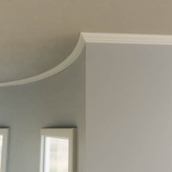 Ekena Millwork WM48 - 4 1/4"F x 9/16"T x 144"L Crown Flexible Moulding - MLDFWM48X144