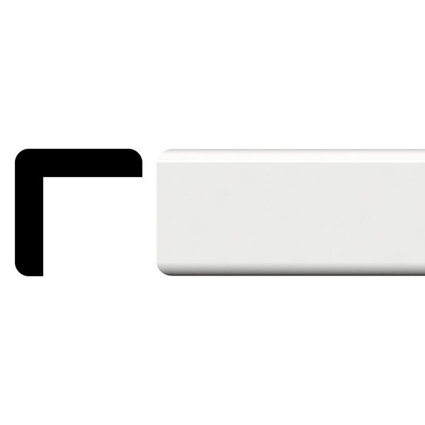 Ekena Millwork WM205 - 1 1/8"H x 1 1/8"P x 96"L Outside Corner Moulding, PVC - WM205X96SWPV