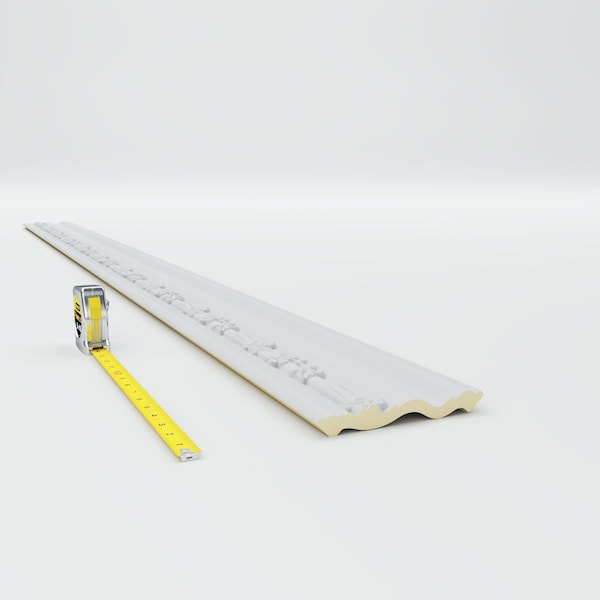 Ekena Millwork 4 1/2"H x 4 3/4"P x 6 5/8"F x 94 1/2"L Francis Crown Moulding - MLD05X05X07FR
