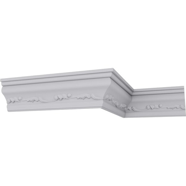 Ekena Millwork 2 3/4"H x 1 1/2"P x 3 1/8"F x 94 1/2"L Nexus Crown Moulding - MLD02X02X03NE