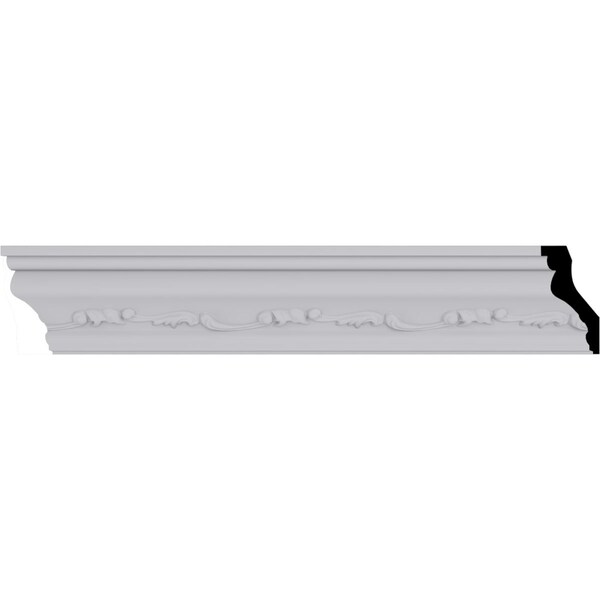 Ekena Millwork 2 3/4"H x 1 1/2"P x 3 1/8"F x 94 1/2"L Nexus Crown Moulding - MLD02X02X03NE