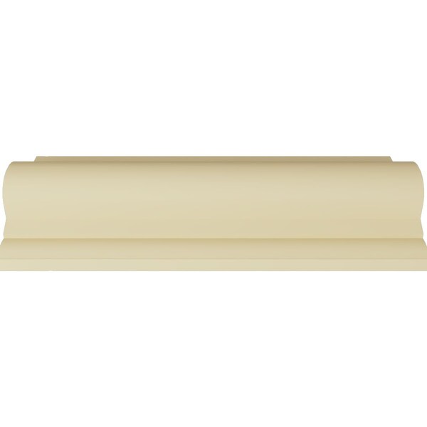 Ekena Millwork 7 1/4"H x 7 1/8"P x 9 7/8"F x 94 1/2"L, Devon Smooth Crown Moulding - MLD07X07X09DE