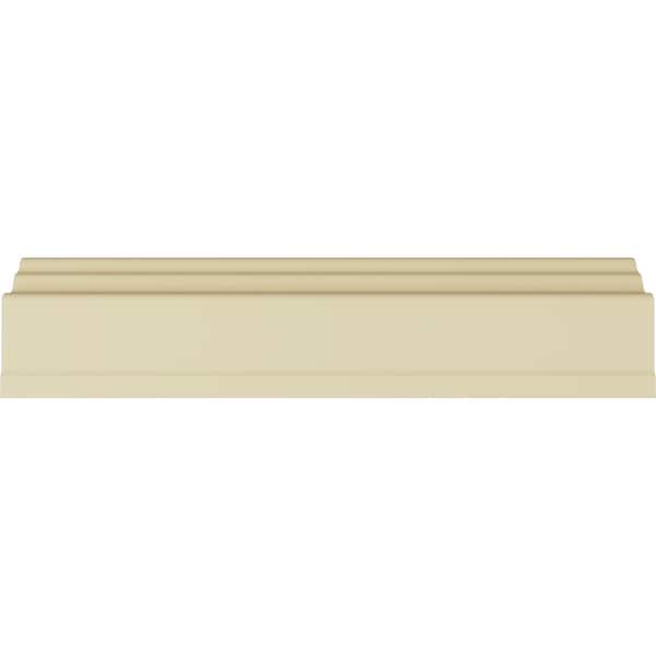 Ekena Millwork 4"H x 2 1/4"P x 4 1/2"F x 94 1/2"L Viceroy Crown Moulding - MLD04X02X04VI