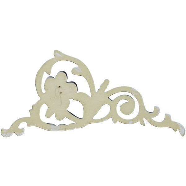 Ekena Millwork 5 7/8"W x 4"H x 1/2"P Colton Flower Onlay, Left - ONL06X04X01CO-L