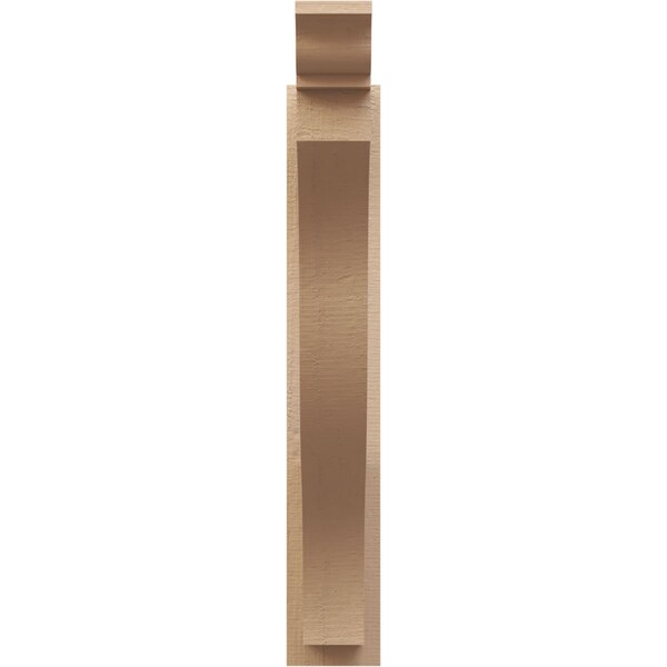 Ekena Millwork 5 1/2-in W x 26-in D x 34-in H Funston Trad Rough Cedar Woodgrain TimberThane Outlooker, Primed Tan - OUTUR055X26X34FST04RCPR