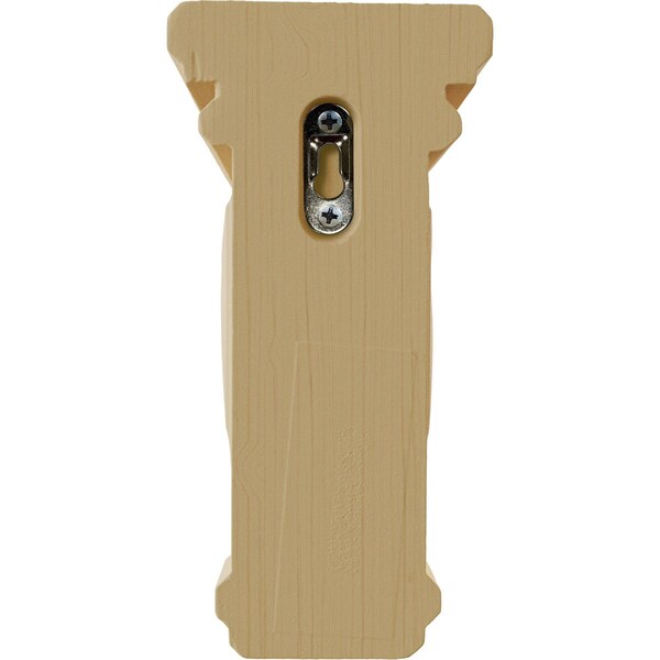 Ekena Millwork 4"W x 4 3/4"D x 8"H Small Woodruff Wood Corbel, Alder - CORW04X04X08WFAL