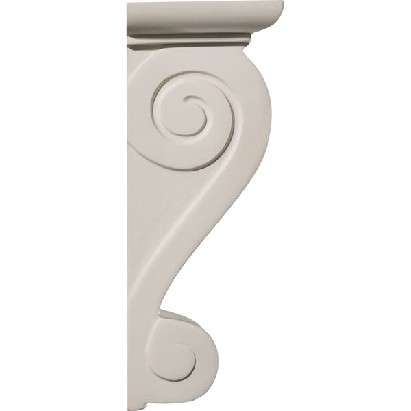 Ekena Millwork 6 1/2"W x 3 3/8"D x 9"H Leandros Corbel - COR06X03X09LN