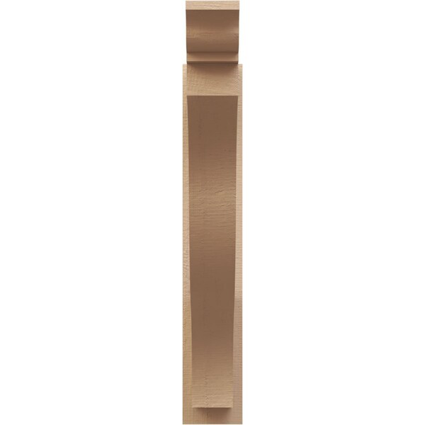 Ekena Millwork 6-in W x 32-in D x 36-in H Funston Trad Rough Cedar Woodgrain TimberThane Outlooker, Primed Tan - OUTUR060X32X36FST04RCPR