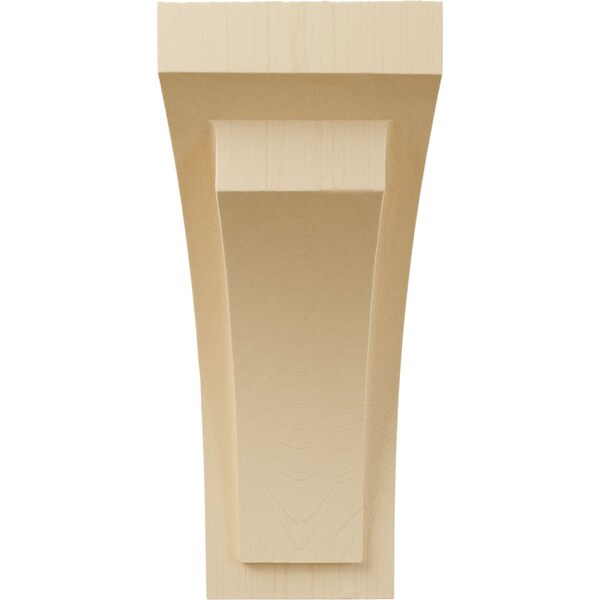 Ekena Millwork 4"W x 5 3/4"D x 10"H Medium Felix Wood Corbel, Maple - CORW04X05X10FEMA