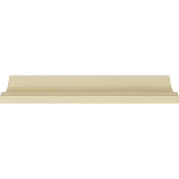 Ekena Millwork 3"H x 3 5/8"P x 4 5/8"F x 94 1/2"L, (2 3/4" Repeat), Federal Crown Moulding - MLD03X03X04FE