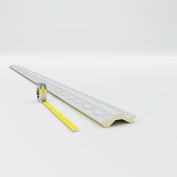 Ekena Millwork 3"H x 3 5/8"P x 4 5/8"F x 94 1/2"L, (2 3/4" Repeat), Federal Crown Moulding - MLD03X03X04FE