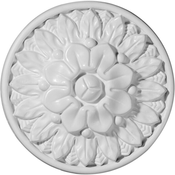 Ekena Millwork 5 1/2"OD x 1 1/8"P Medway Round Rosette - ROS02X02ME
