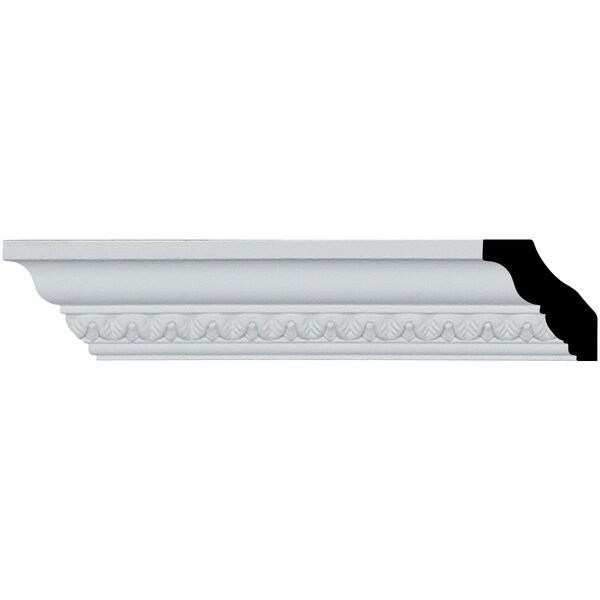 Ekena Millwork SAMPLE - 1 1/2"H x 1 3/8"P x 2"F x 12"L Emery Crown Moulding - SAMPLE-MLD02X01X02EM