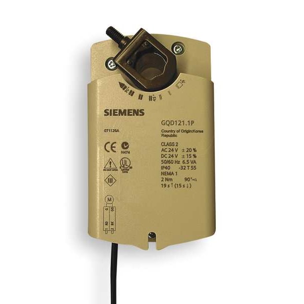 Siemens Electric Actuator, 20 in.-lb., 24VAC/DC - GQD121.1P