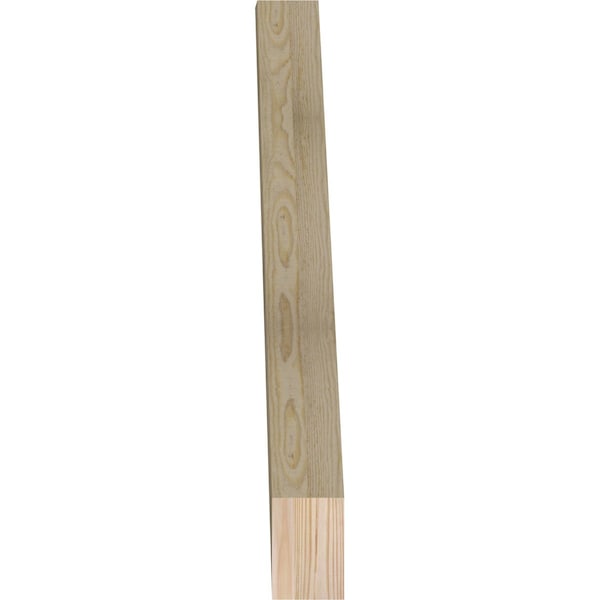 Ekena Millwork 4"W x 36"D x 36"H Traditional Rough Sawn Knee Brace, Douglas Fir - BRC04X36X36TRA00RDF