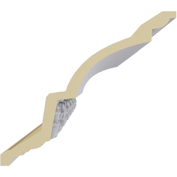 Ekena Millwork Polyurethane, 94-1/2 in L, 7-1/8 in H, Factory Primed - MLD07X06X09AT