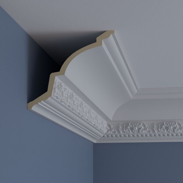 Ekena Millwork Polyurethane, 94-1/2 in L, 7-1/8 in H, Factory Primed - MLD07X06X09AT