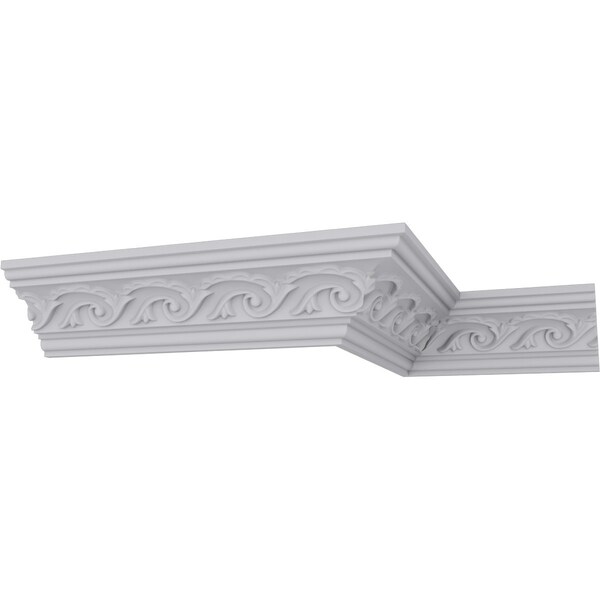 Ekena Millwork 2 3/8"H x 2 3/8"P x 3 3/8"F x 94 1/2"L Versailles Crown Moulding - MLD02X02X03VE