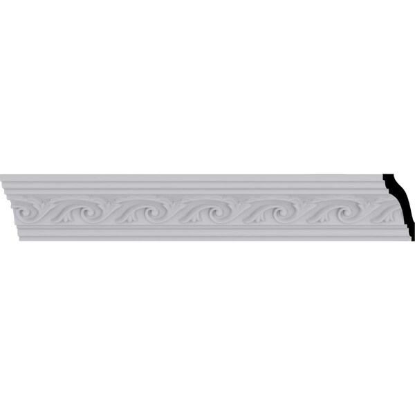 Ekena Millwork 2 3/8"H x 2 3/8"P x 3 3/8"F x 94 1/2"L Versailles Crown Moulding - MLD02X02X03VE