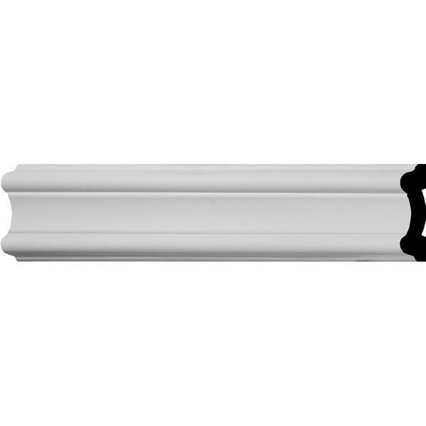 Ekena Millwork SAMPLE - 3 1/8"H x 3/4"P x 12"L Emeryville Panel Moulding - SAMPLE-PML03X00ER