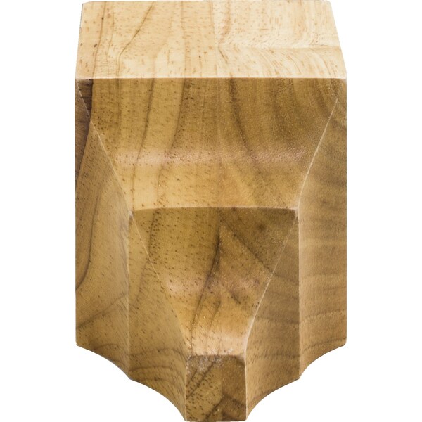 Hardware Resources Rubberwood, 6-1/4" H, 3" W, Unfinished - MCB-1-RW