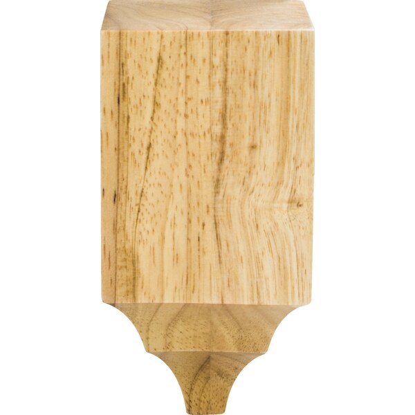 Hardware Resources Rubberwood, 6-1/4" H, 3" W, Unfinished - MCB-1-RW