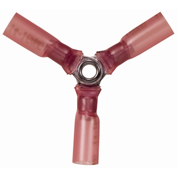 La mejor conexión 22-18 de 3 vías (Y) Rojo CS H.S. Conector - Juego de 5 piezas - 2185J
