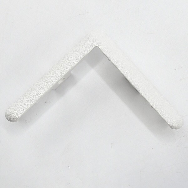 Acrovyn End Cap, White, PETG, 3 in Leg W - SM20MCAP949N