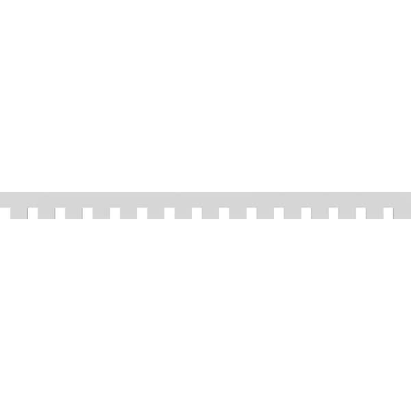 Ekena Millwork Wilson Architectural Grade PVC Dentil Block Trim, 6"H x 1"P x 90"L - DENP06WIL02
