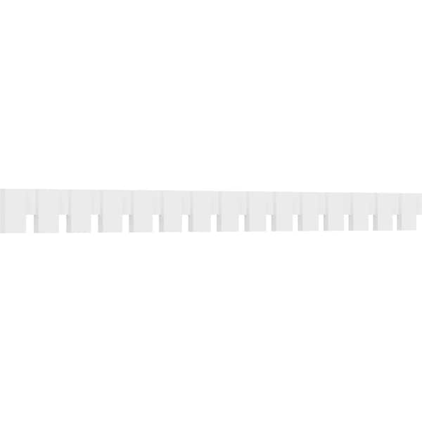 Ekena Millwork Wilson Architectural Grade PVC Dentil Block Trim, 6"H x 1"P x 90"L - DENP06WIL02