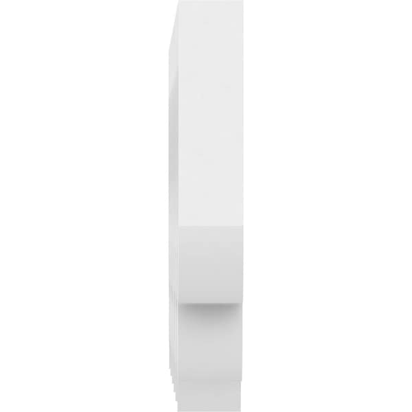 Ekena Millwork Leora Architectural Grade PVC Running Trim, 4"H x 5/8"P x 48"L - RUNP04X0625X48LEO