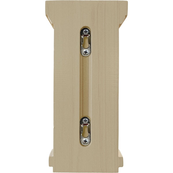 Ekena Millwork 4 3/4"W x 5"D x 10"H Traditional Recessed Corbel, Rubberwood - COR04X05X10TRRW