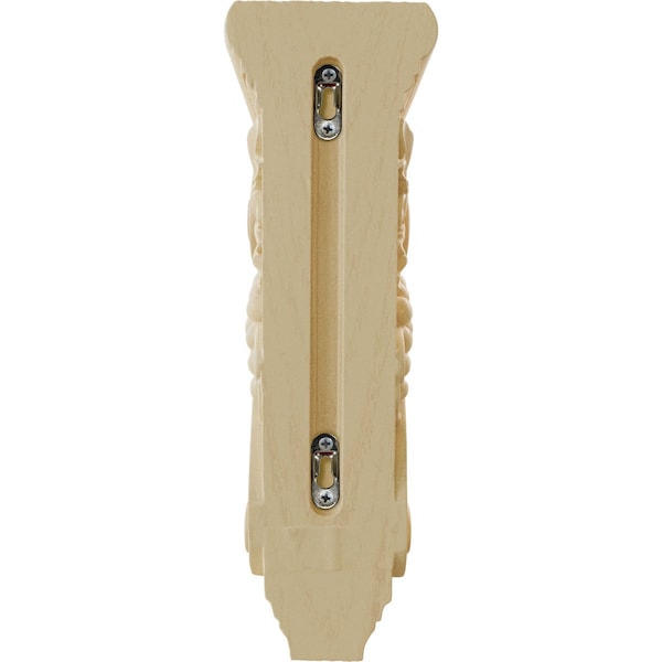 Ekena Millwork 4 1/4"W x 8"D x 13 1/4"H Devon Grapes & Vines Corbel, Maple - COR04X08X13DEMA