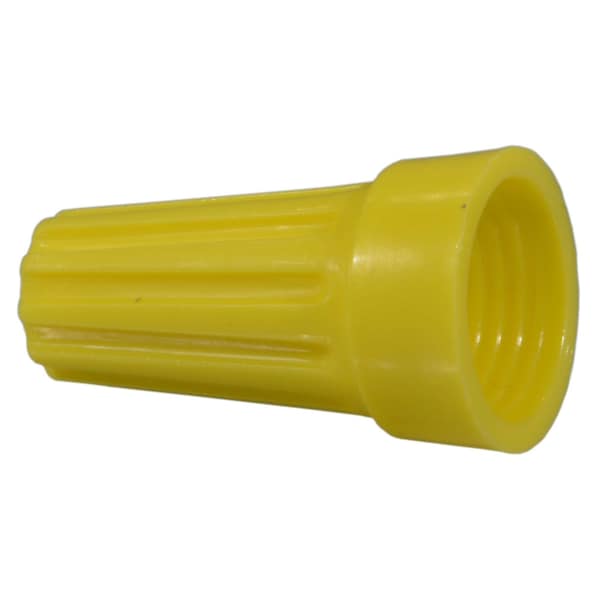 Conector de alambre de plástico amarillo Midwest Fastener #18 a #12, twist-on, paquete de 20 unidades - 64171