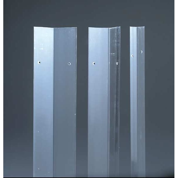 Pawling Corner Guard, Polycarbonate, Clear, 48"H x 1-1/8"W - CGT-17-4-132