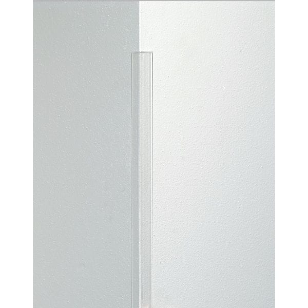 Pawling Corner Guard, Polycarbonate, Clear, 48"H x 1-1/8"W - CGT-17-4-132