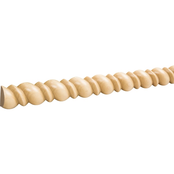 Hardware Resources Hard Maple, 96" L, 1-7/16" H, Unfinished - RMH150BHMP