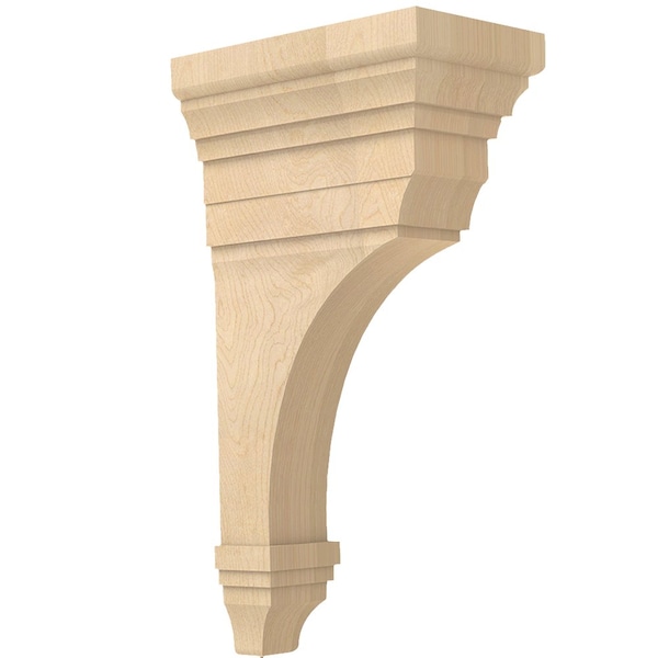 Designs Of Distinction Large Arts and Crafts Corbel - Hard Maple - 01607010HM1
